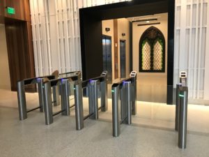 Lifeway Access Control glass turnstiles