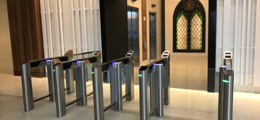 Lifeway Access Control glass turnstiles